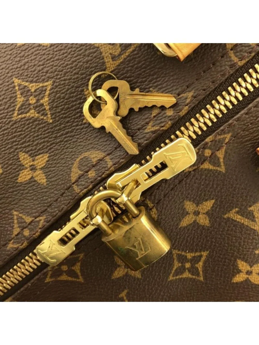 Louis Vuitton Monogram Keepall Bandouliere 50 cm Boston Bag - Picture 4 of 10